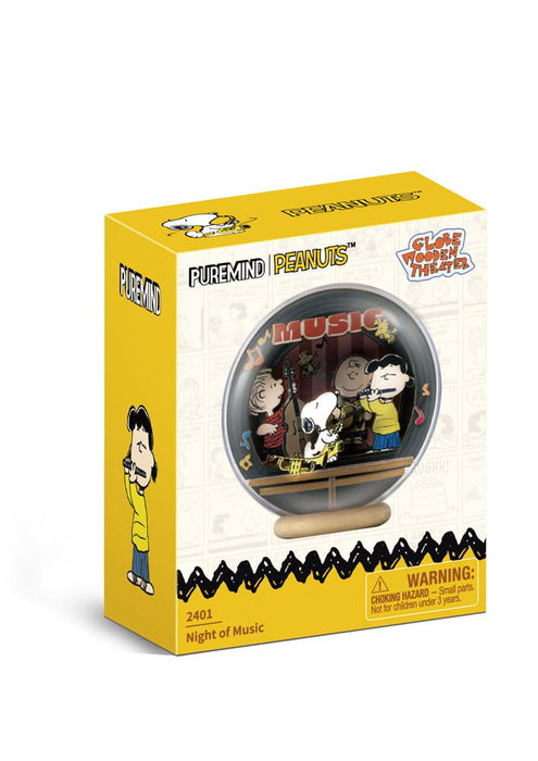 Peanuts Puremind Maqueta El globo Wooden Theater Globe Night of Music