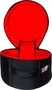 Gator Icon Funda para Tom 25,4 cm x 22,86 cm con Herrajes