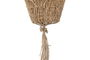 DKD Home Decor Macetero Tropical Seagrass Natural 25 x 110 x 25 cm (2 Unidades)
