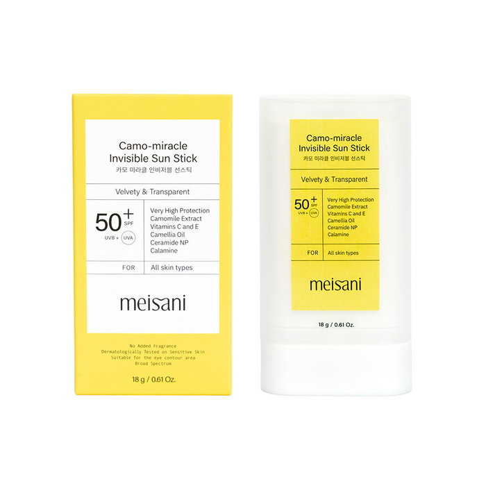 Meisani CAMO-MIRACLE Invisible Sun Stick SPF 50+ 18 g
