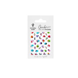Victoria Vynn Pegatinas Quick Art 4, Medium para Decoraciones Exprés de Uñas Naturales, Híbridas y de Gel