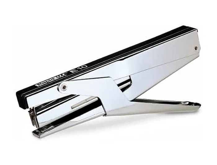Rapid Grapadora Tenaza E10 Cromado/Negro Capacidad 15 Hojas Usa Grapas Nº 10