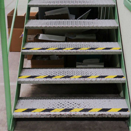 Tarifold 197604 Rollo Cinta de Seguridad Adhesiva Antideslizante 50mm x 18.3 Metros Negro/Amarillo