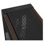 ASUS ProArt PA602 Torre Media Edición Madera Nogal Panel de Vidrio Templado Negro Moderno - Gaming, ATX, micro ATX, EATX, Mini-ITX, PWM, 4 Bahías 3.5", 8 HDD