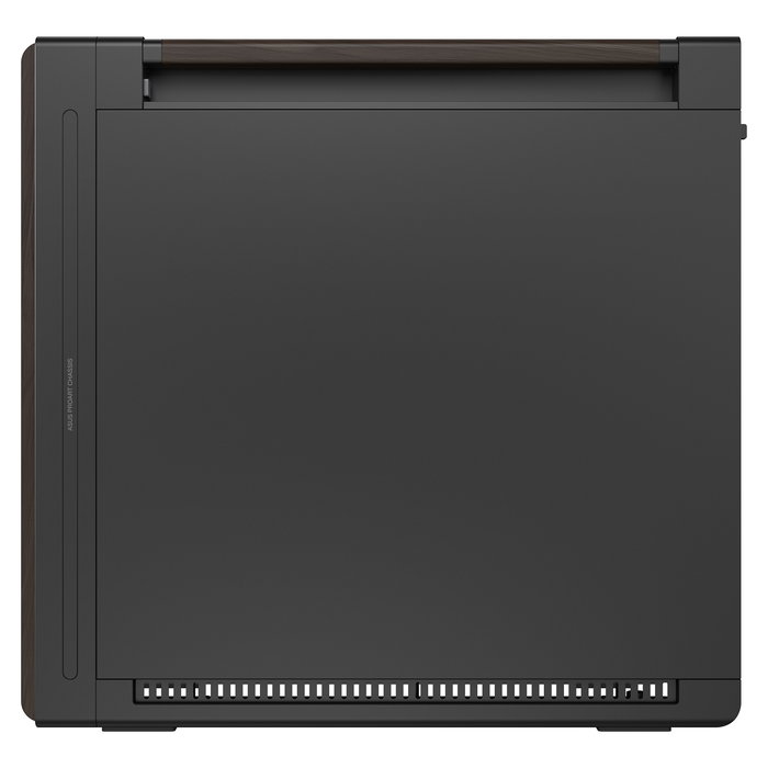 ASUS ProArt PA602 Torre Media Edición Madera Nogal Panel de Vidrio Templado Negro Moderno - Gaming, ATX, micro ATX, EATX, Mini-ITX, PWM, 4 Bahías 3.5", 8 HDD