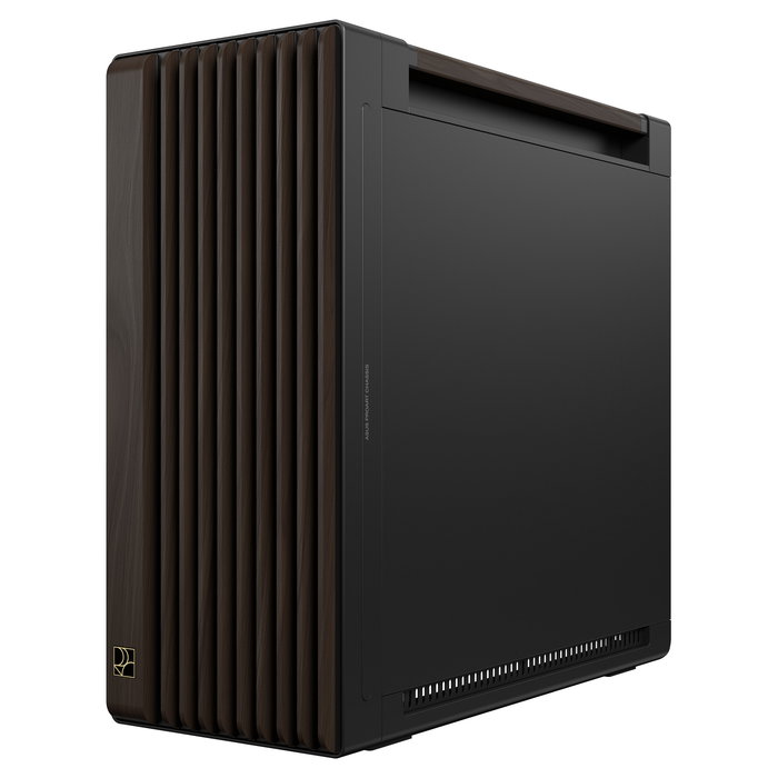ASUS ProArt PA602 Torre Media Edición Madera Nogal Panel de Vidrio Templado Negro Moderno - Gaming, ATX, micro ATX, EATX, Mini-ITX, PWM, 4 Bahías 3.5", 8 HDD