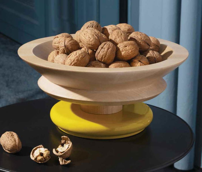 Ettore Sottsass Centro De Mesa Amarillo 100 Vc ALESSI ES15