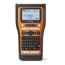 Brother PT-E560BTVP Etiquetadora Manual con Bluetooth y Carga, Impresión Térmica, Pantalla LCD, Teclado QWERTY, Sistema de Cintas HSE/TZe, Incluye Maletín