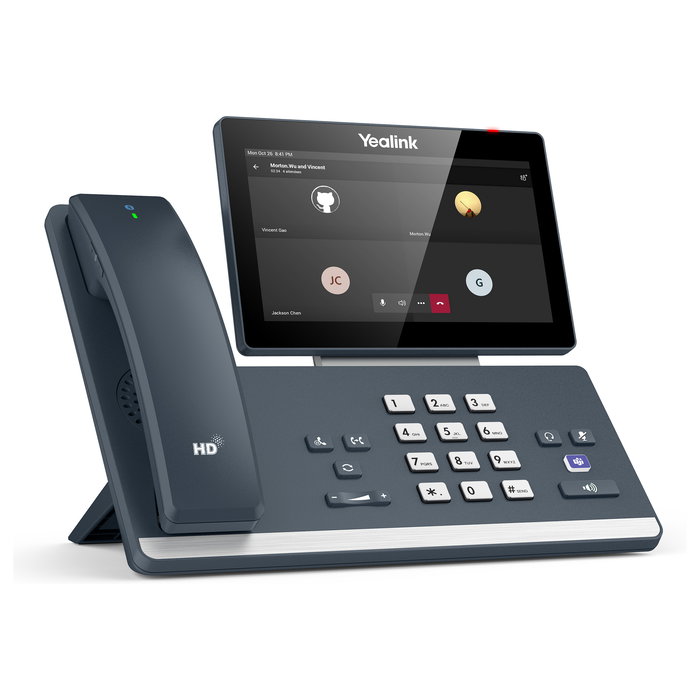 Yealink MP58-WH-Teams E2 Teléfono IP para Microsoft Teams con Pantalla LCD Táctil de 7 Pulgadas Gris