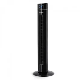 Orbegozo Ventilador Torre TWM 1009 Negro, 60W, 3 Velocidades, Mando a Distancia, Temporizador 8h, 60° Oscilación, Función Iónica