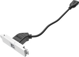 Vision TC3 Blanco - Toma de corriente con puertos USB, Alimentador de pared USB
