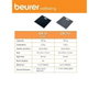 Beurer GS-10 Báscula Digital Ultra Plana Negra de Vidrio