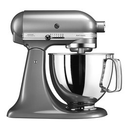 KitchenAid Batidora Amasadora Artisan 5KSM125ECU, 4,8L, Plata