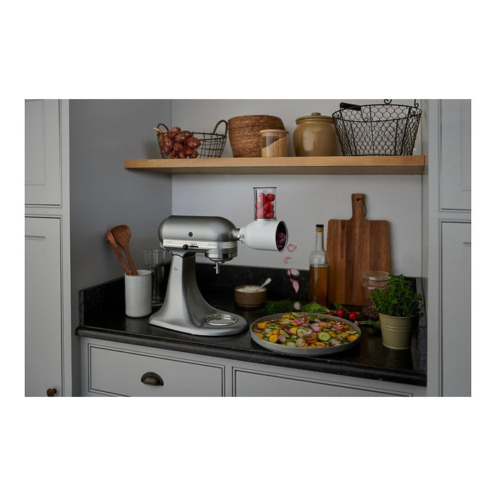 KitchenAid Batidora Amasadora Artisan 5KSM125ECU, 4,8L, Plata