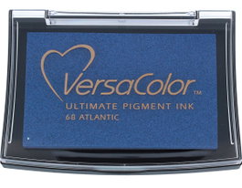 Tsukineko Almohadilla de tinta VERSACOLOR color atlántico opaca 95x65mm
