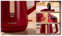Bosch TWK1M124 Hervidor eléctrico rojo