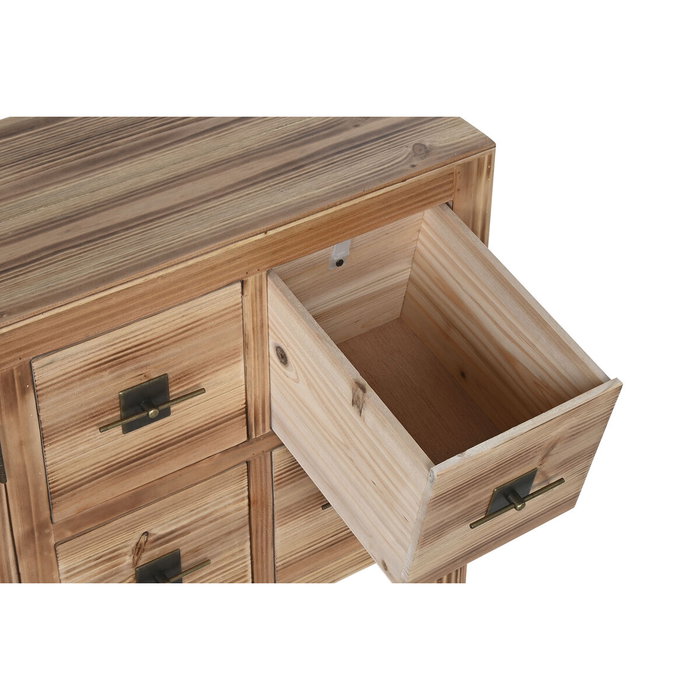 DKD Home Decor Mueble TV Masako Oriental Natural Negro DKD Home Decor Mueble TV Masako Oriental Natural Negro