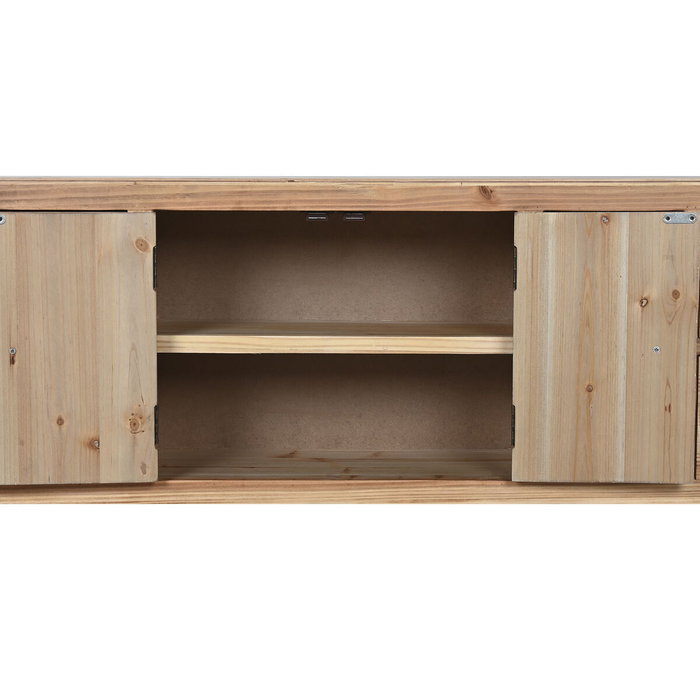 DKD Home Decor Mueble TV Masako Oriental Natural Negro DKD Home Decor Mueble TV Masako Oriental Natural Negro