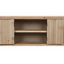 DKD Home Decor Mueble TV Masako Oriental Natural Negro