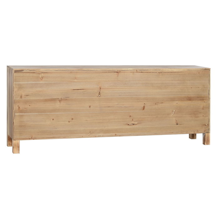 DKD Home Decor Mueble TV Masako Oriental Natural Negro DKD Home Decor Mueble TV Masako Oriental Natural Negro
