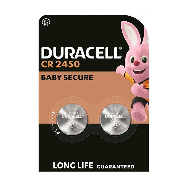 Duracell CR 2450 Pilas de Litio 3V (2 Unidades) 152137 Duracell CR 2450 Pilas de Litio 3V (2 Unidades) 152137