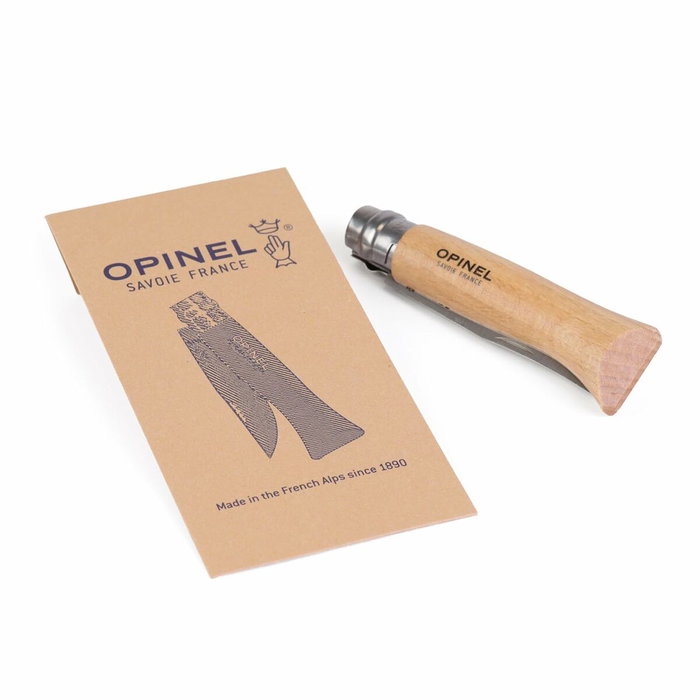 Opinel Navaja de acero inoxidable nº 6 con hoja de 7 cm