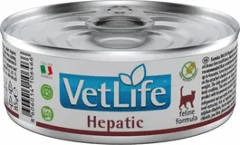 Farmina Vet Life Natural Diet Cat Hepatic 12x85 gr Alimento Húmedo para Gatos