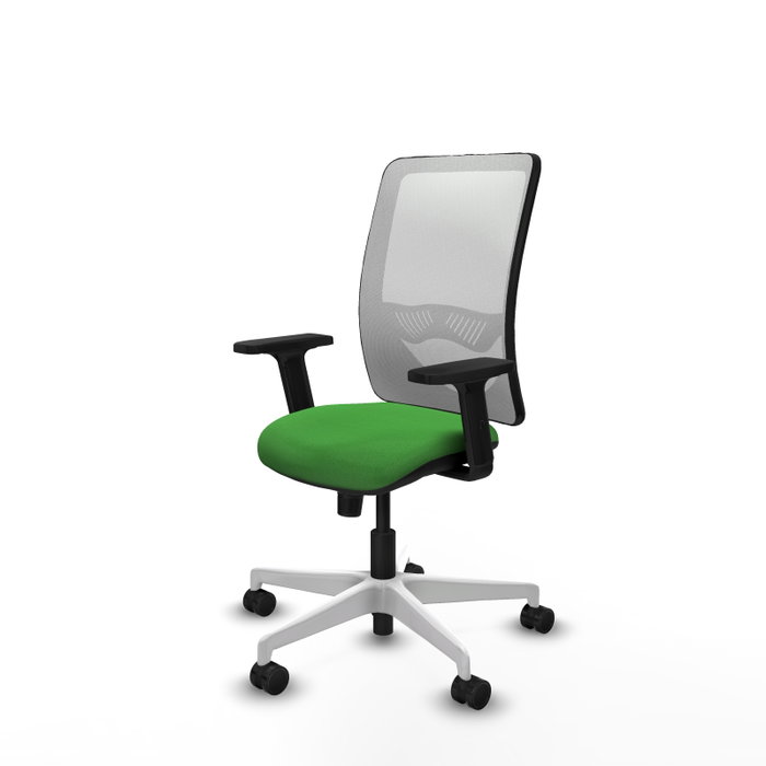 PIQUERAS Y CRESPO Silla de oficina Zulema con mecanismo Sincro, Verde y Blanco PIQUERAS Y CRESPO Silla de oficina Zulema con mecanismo Sincro, Verde y Blanco