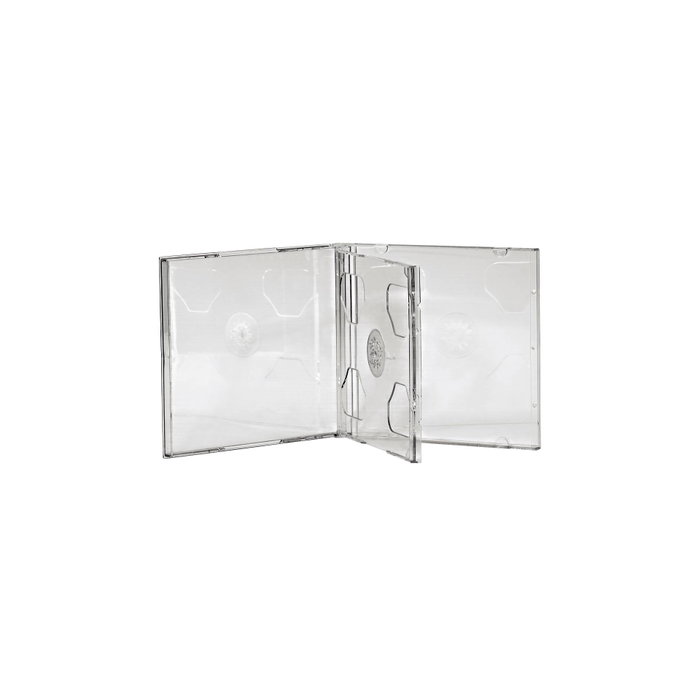 Hama Pack de 5 cajas dobles de CD transparentes