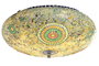 DKD Home Decor Lámpara de Cristal Multicolor 38x38x14 cm para Techo o Pared
