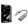 Conceptronic ABBY08G Adaptador USB 3.2 a Gigabit Ethernet RJ45 Gris