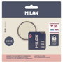 Milan Candado TSA Azul con Combinación de 3 Dígitos Colección 430 since 1918