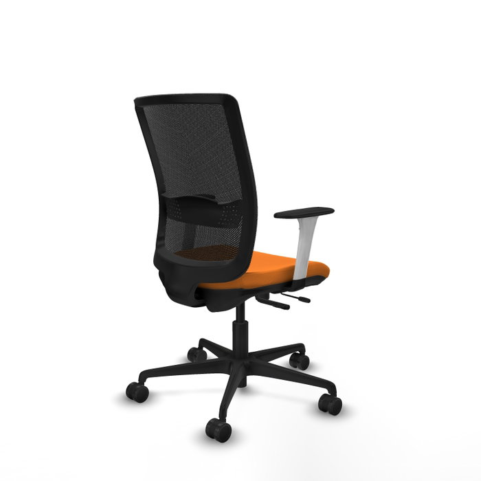 PIQUERAS Y CRESPO Silla de oficina Haches Naranja y Negro PIQUERAS Y CRESPO Silla de oficina Haches Naranja y Negro