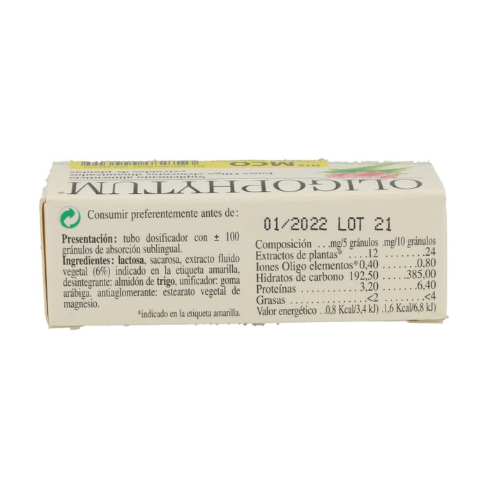 Holistica Oligophytum Manganeso Cobalto (H16 MCO) 100 gránulos Holistica Oligophytum Manganeso Cobalto (H16 MCO) 100 gránulos