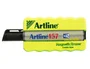 Artline Borrador Magnético para Pizarra Blanca EK-157 con Rotulador Negro, Goma Ergonómico, 100 x 60 mm