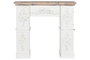 DKD Home Decor Frontal Chimenea Abeto MDF Blanco