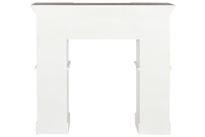 DKD Home Decor Frontal Chimenea Abeto MDF Blanco