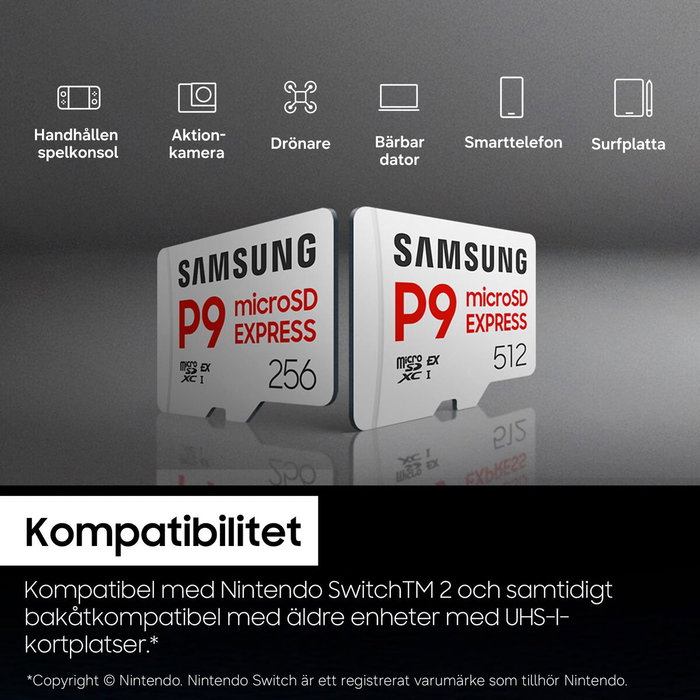 Samsung P9 Express 512 GB microSDXC Samsung P9 Express 512 GB microSDXC