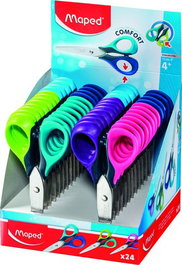 Tijeras Maped Sensoft 3D 13 Cm. Expositor De 24