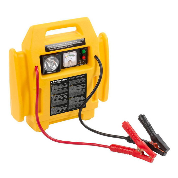 Powerplus Fuente de Alimentación y Compresor 4 en 1 AABLL52648 - Incluye Cable de 12V DC