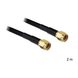 DeLOCK Cable Coaxial RP-SMA a RP-SMA, 2 m