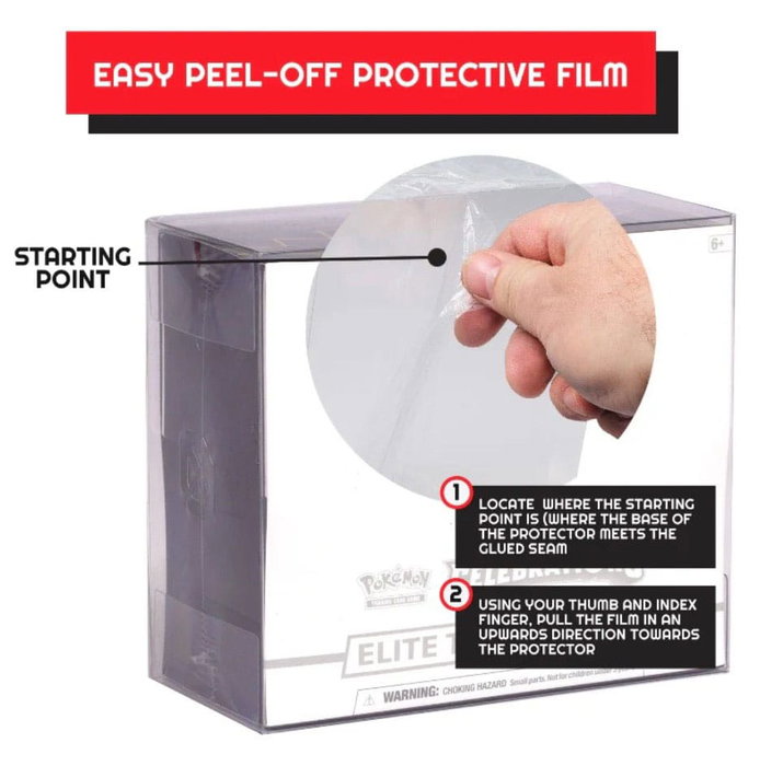 Caja de PET pack de 5 Protector para Booster Boxes / Elite Trainer Boxes Ver. 2