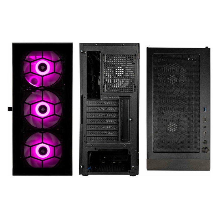 Kolink Observatory HF Glass ARGB Midi-Tower - schwarz