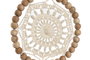 DKD Home Decor Decoración de Pared Macramé MDF 25x70 cm