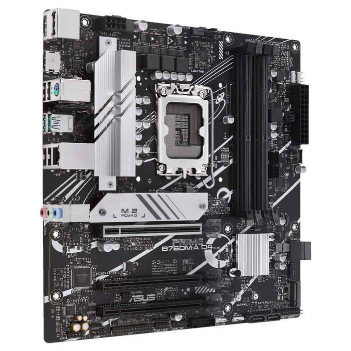 ASUS PRIME B760M-A D4-CSM DDR4 LGA 1700 Micro ATX ASUS PRIME B760M-A D4-CSM DDR4 LGA 1700 Micro ATX