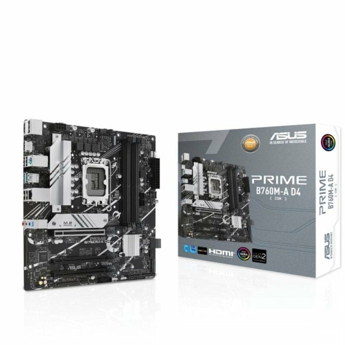 ASUS PRIME B760M-A D4-CSM DDR4 LGA 1700 Micro ATX ASUS PRIME B760M-A D4-CSM DDR4 LGA 1700 Micro ATX