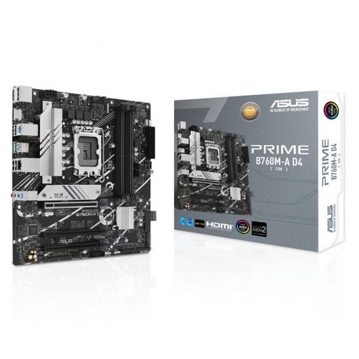 ASUS PRIME B760M-A D4-CSM DDR4 LGA 1700 Micro ATX ASUS PRIME B760M-A D4-CSM DDR4 LGA 1700 Micro ATX