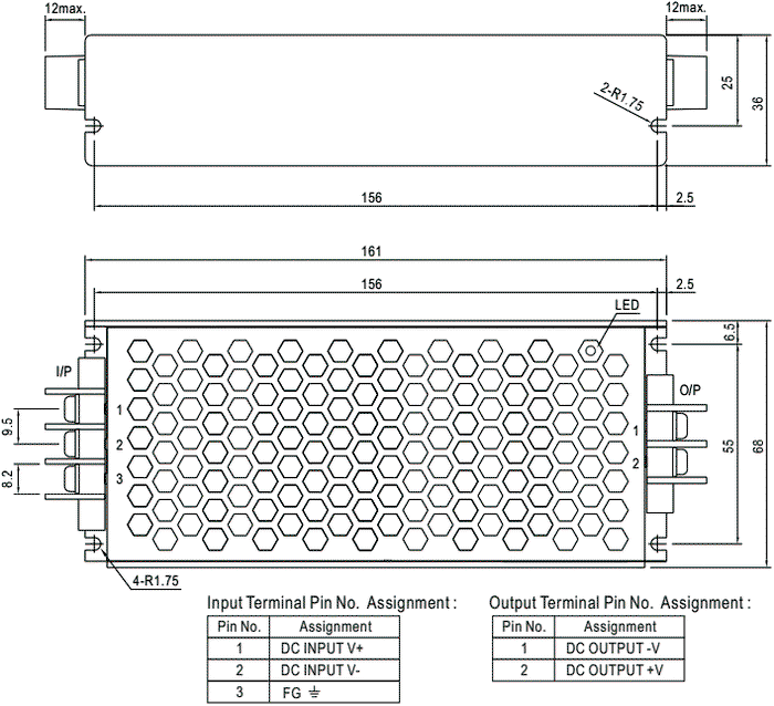 MEAN WELL RSD-100C-24 Convertidor DC/DC 100,8W 24VDC