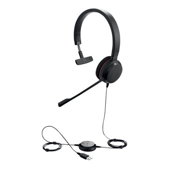 Jabra Evolve 20 Auriculares con Cable USB-C y Micrófono Boom Mono para Oficina, Negro Jabra Evolve 20 Auriculares con Cable USB-C y Micrófono Boom Mono para Oficina, Negro