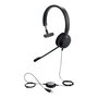 Jabra Evolve 20 Auriculares con Cable USB-C y Micrófono Boom Mono para Oficina, Negro